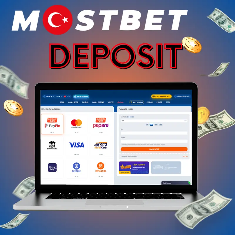 Mostbet TR-27 Para Yatırma Ve Çekme.
